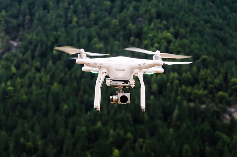Drone used for roof inspections
